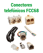 Conectores telefónicos FCC68